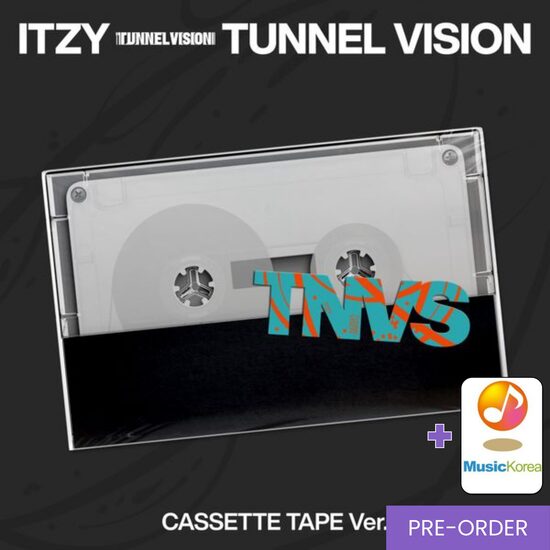 {PRE-ORDER} ITZY - 11th Mini Album [TUNNEL VISION] (Cassette Tape Ver.) + MusicKorea Photocard